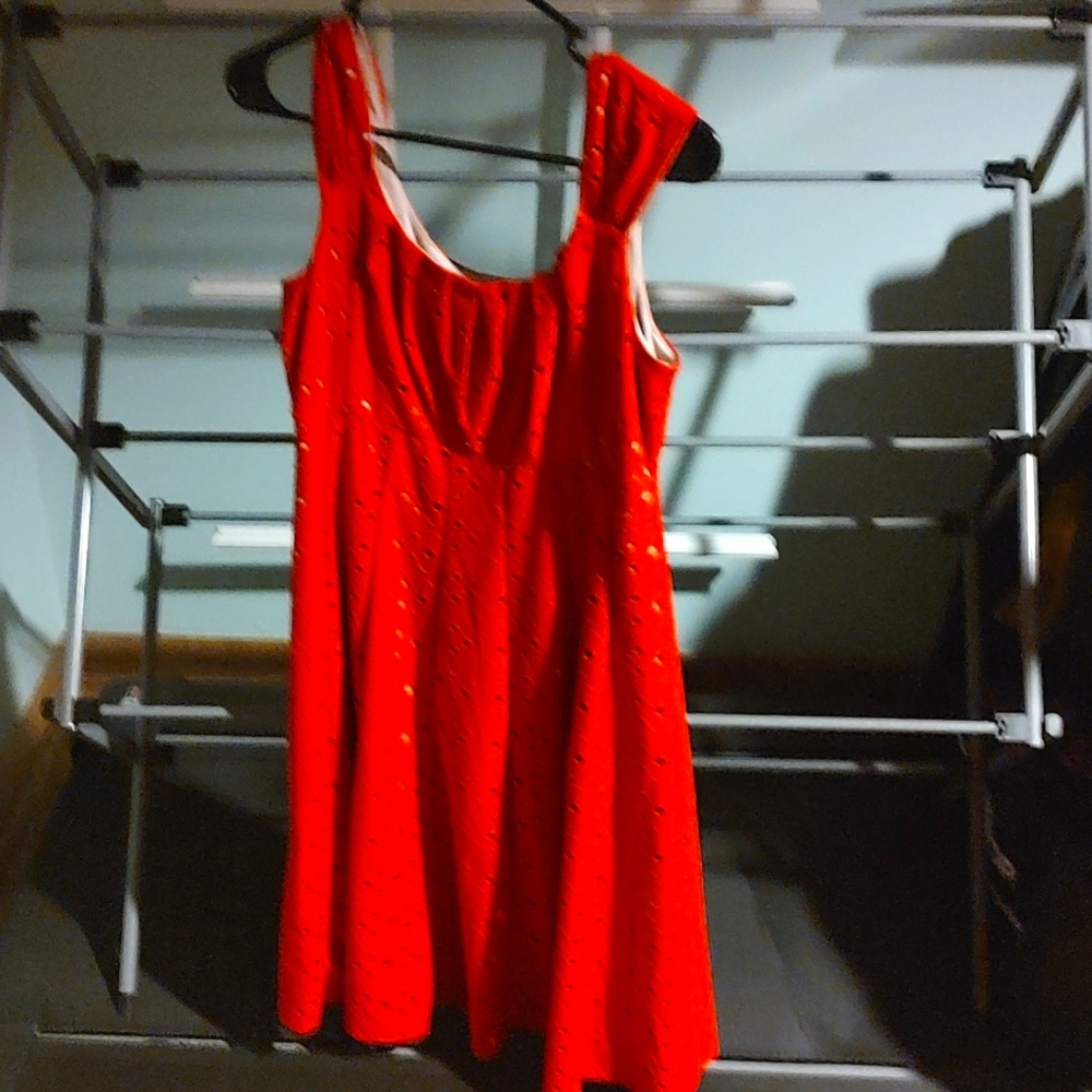 Red dress